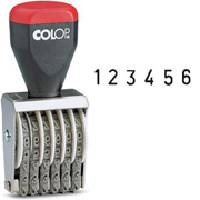 COLOP NUMERADOR MANUAL 6 BANDAS 5mm 05006